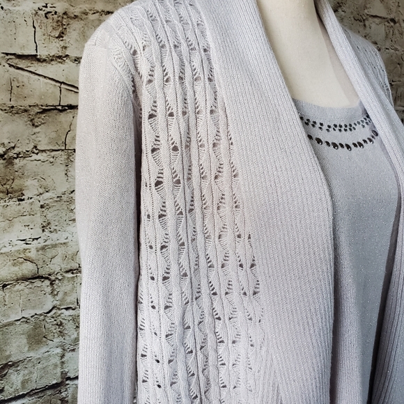 Briggs attached cami and cardigan - Picture 3 of 5